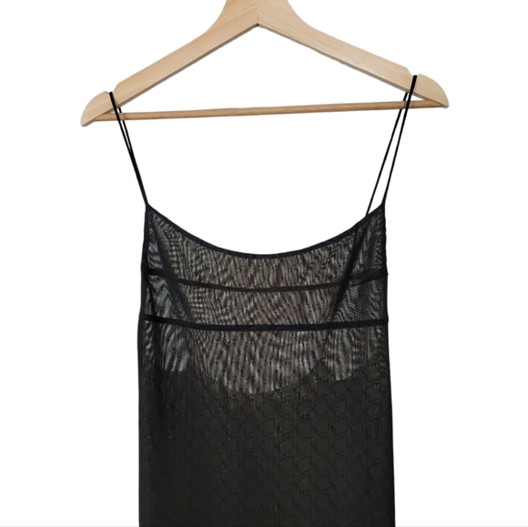 Miaou Thais Dress in Black Monogram New With Tags Size Medium - Picture 6 of 13